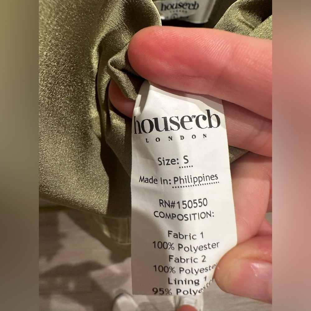 House of CB Olive Green Midi Dress - Picture 14 of 15